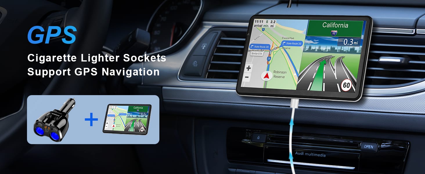 SUPERONE 2 Socket Cigarette Lighter Splitter 12/24V 80W Dual USB Type-C Adapter插图8 SUPERONE 2 Socket Cigarette Lighter Splitter 12/24V 80W Dual USB Type-C Adapter插图8