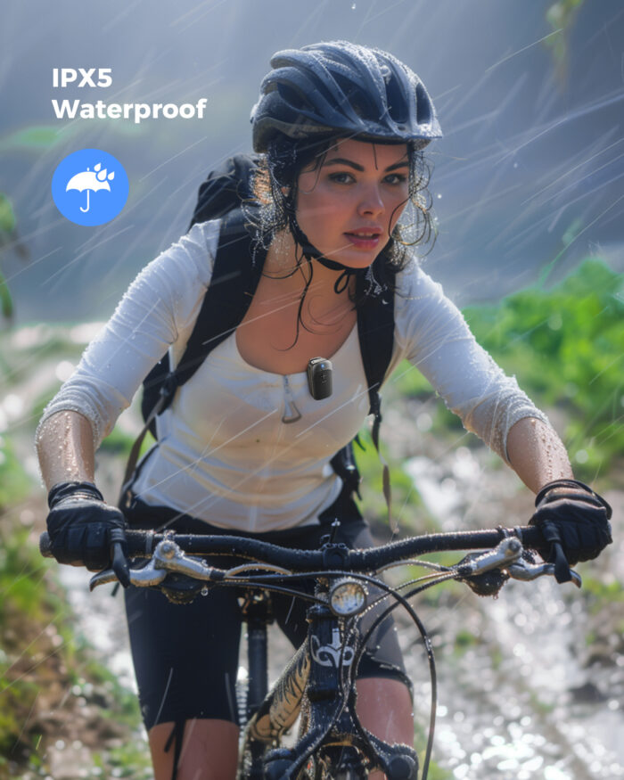 SUPERONE Wearable Bluetooth Speaker, Clip-On Wireless Portable Speakers with Mic for Calls, Up to 18 Hours Battery Life, IPX5 Waterproof Mini Speakers for Outdoor Travel Run - Image 5